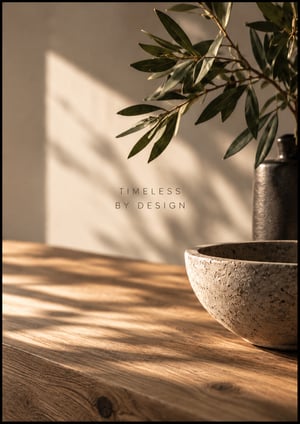 Tidløst design i sollys-ai_G
